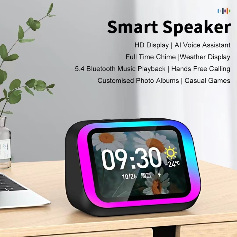 Smart Home Security - Głośnik Bluetooth z asystentem głosowym AI,