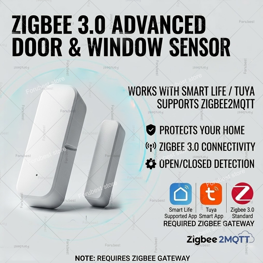 Smart Home Blog - Czujnik otwarcia drzwi/okien Tuya Zigbee, inteligentny