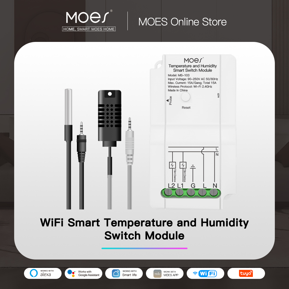 Smart Home Thermostat - WiFi Inteligentny moduł przełączający temperaturę i