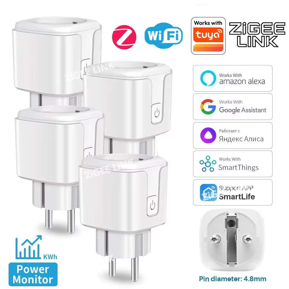 Smart Home Energy Monitor - Inteligentna wtyczka ZigBee EU 16A/20A z
