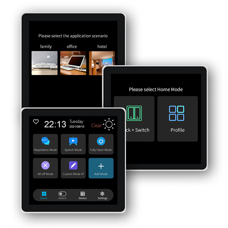 Smart Home Tools - FUERS 4-calowy ekran dotykowy wielofunkcyjny inteligentny