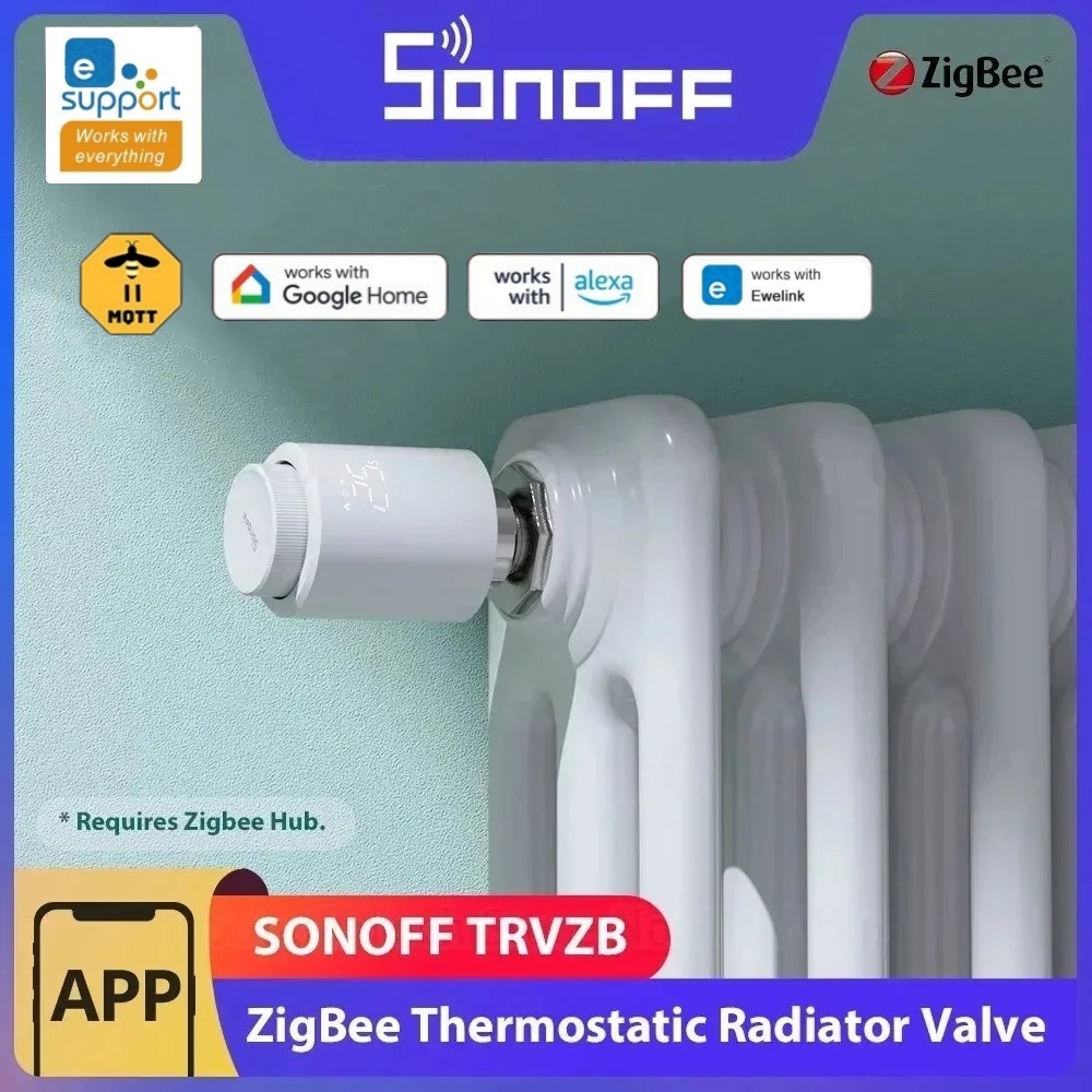 Smart Home Group - SONOFF TRVZB Zigbee Termostatyczny Zawór Grzejnikowy