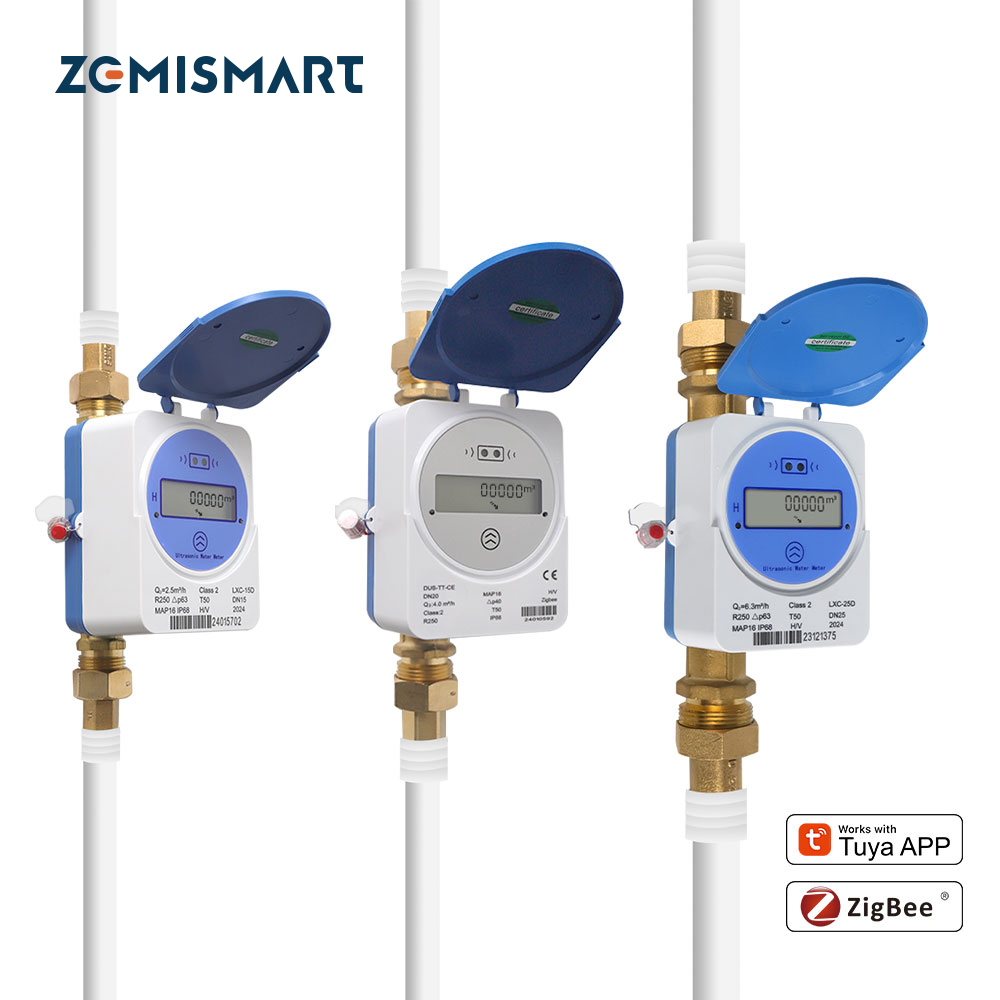 Smart Home Tools - Inteligentny ultradźwiękowy licznik wody Zemismart Zigbee
