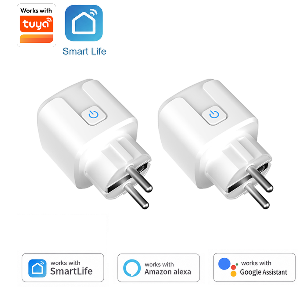Smart Home Energy Monitor - Inteligentna wtyczka Tuya EU obsługuje Wi-Fi,
