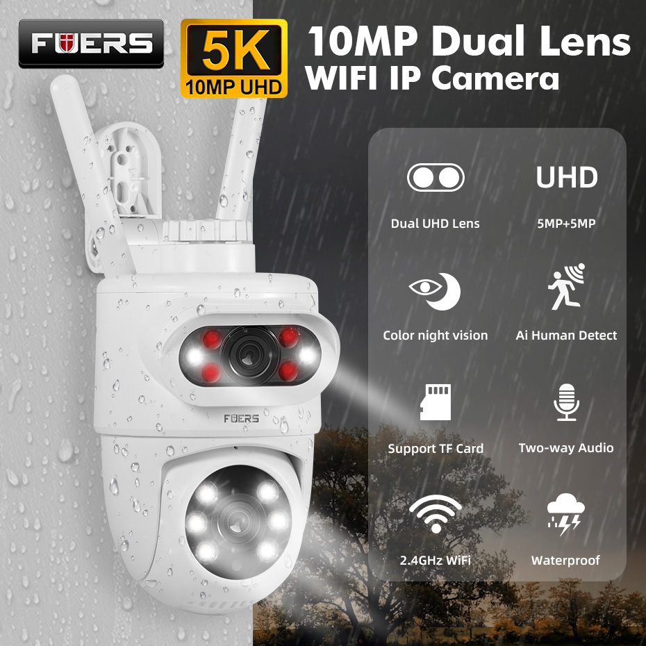 Smart Home Camera Ezviz - FUERS 5K 10MP podwójny obiektyw kamera