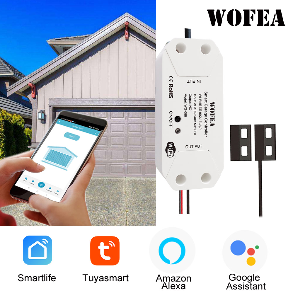 Smart Home Vimar - Wofea Tuya Inteligentny Sterownik Bramy Garażowej