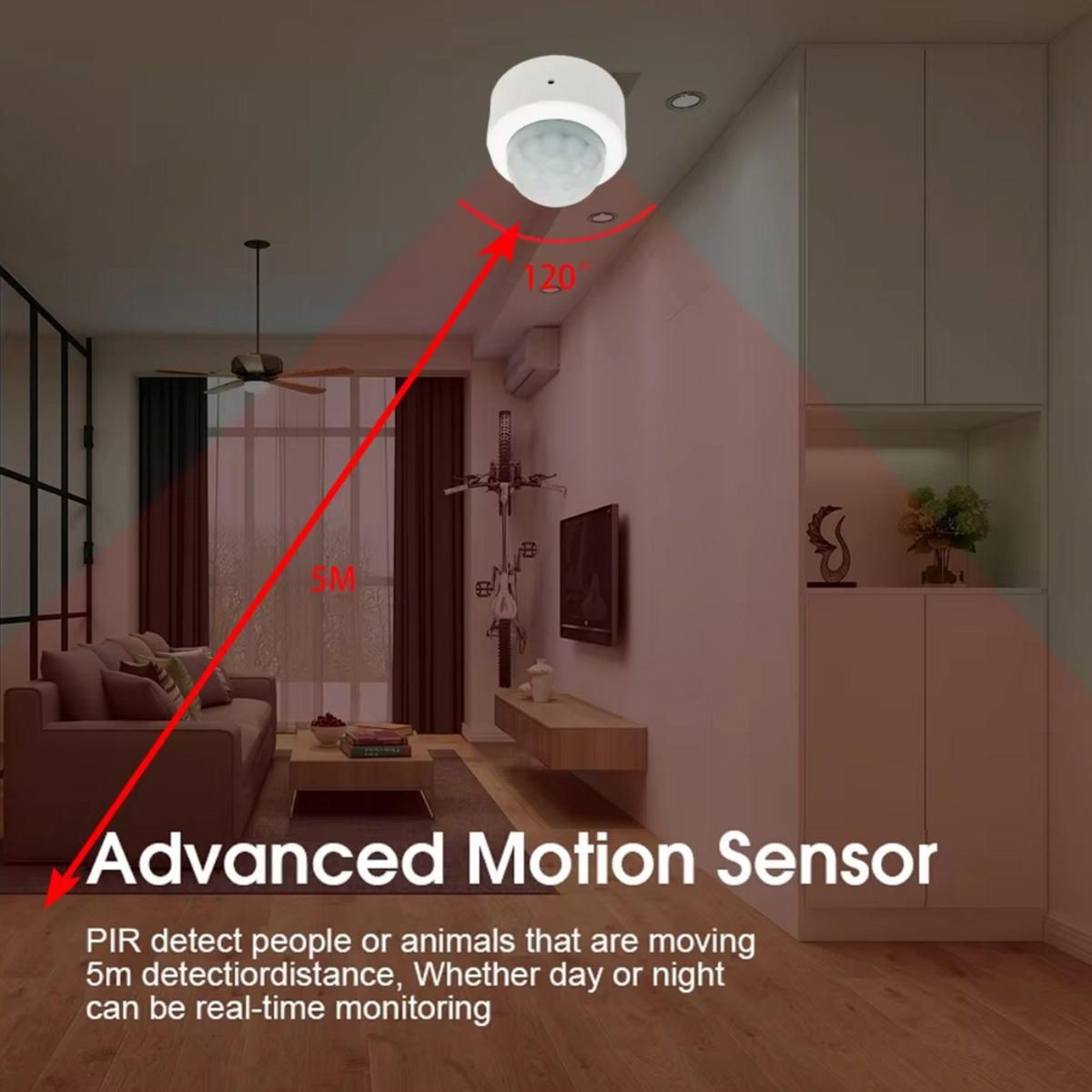 Czujnik ruchu Zigbee PIR, dete – Smart Home Security recenzja i cena