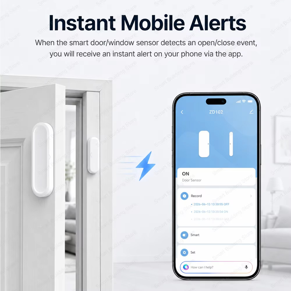 Wodoodporny czujnik drzwi i ok – Smart Home Zigbee 3.0 recenzja i cena