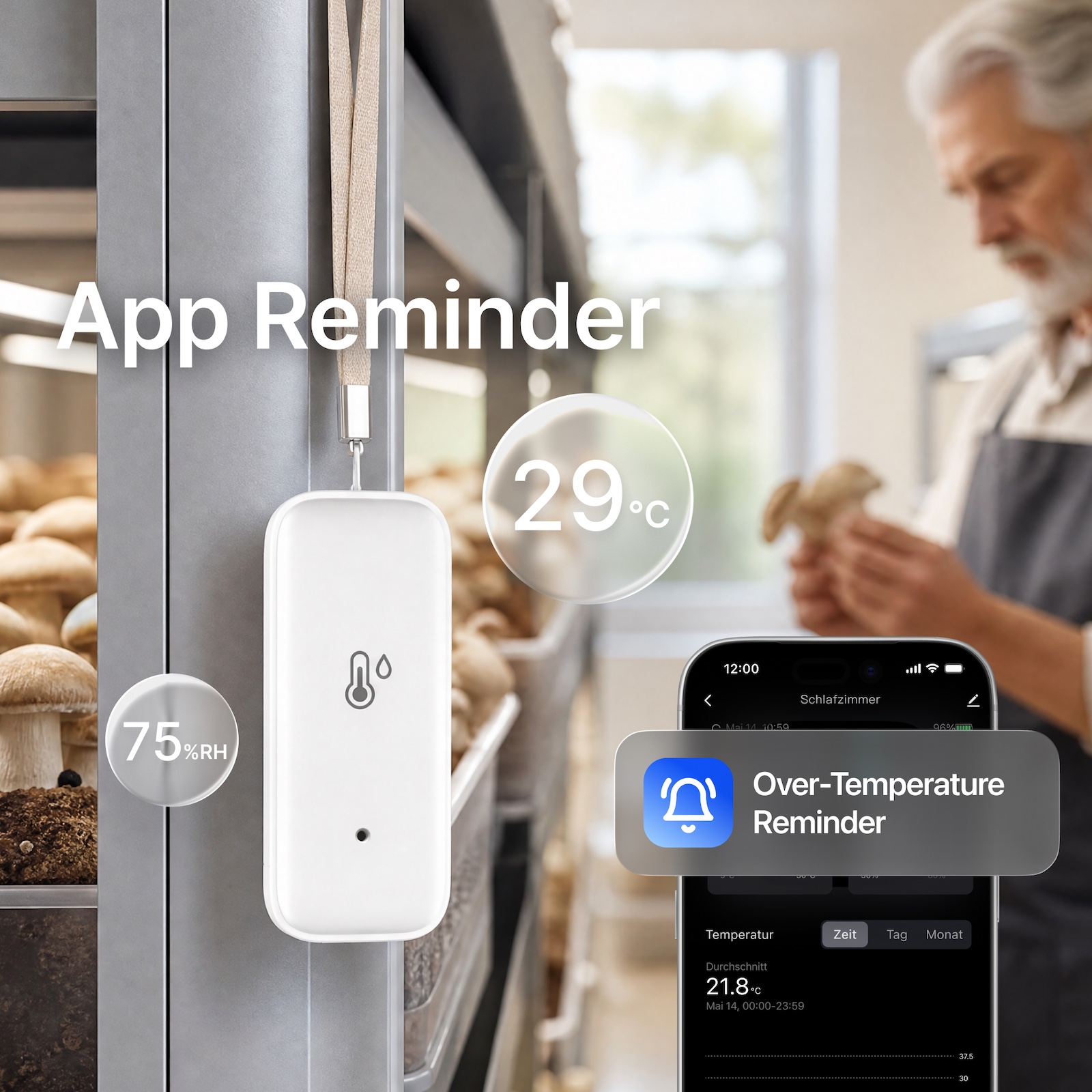 Czujnik temperatury i wilgotno – Smart Home Zigbee 3.0 recenzja i cena