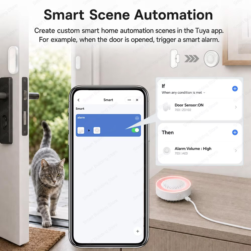 Czujnik otwarcia drzwi/okien Z – Smart Home Zigbee 3.0 recenzja i cena
