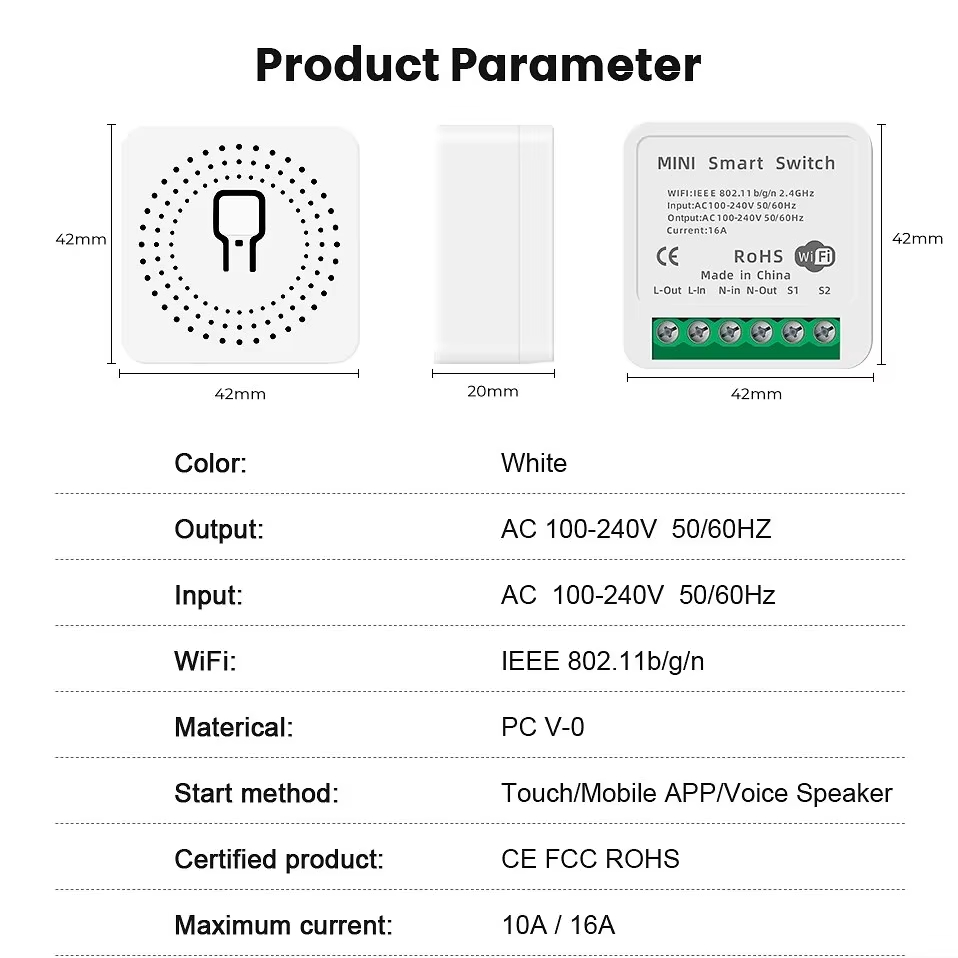 Mini Przełącznik WiFi 16A Apli – Smart Home Simple recenzja i cena