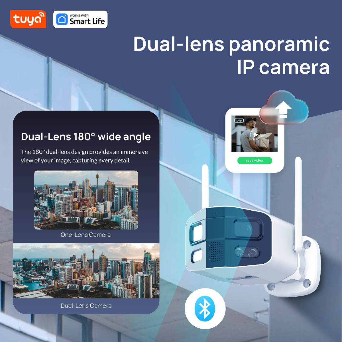 Tuya Smart 4MP 2.5K Dual-Lens  – Smart Home Camera Ezviz recenzja i cena