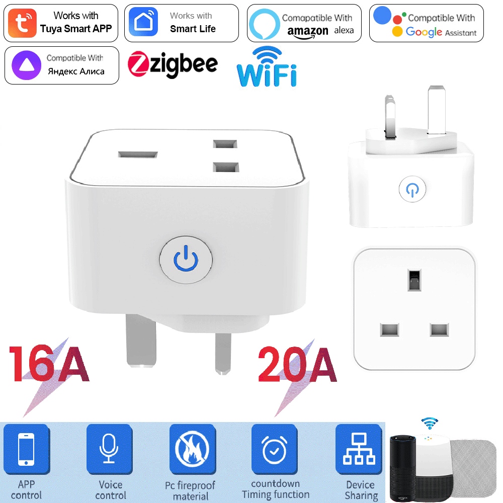 Inteligentne gniazdko Tuya 16A – Smart Home Technology recenzja i cena
