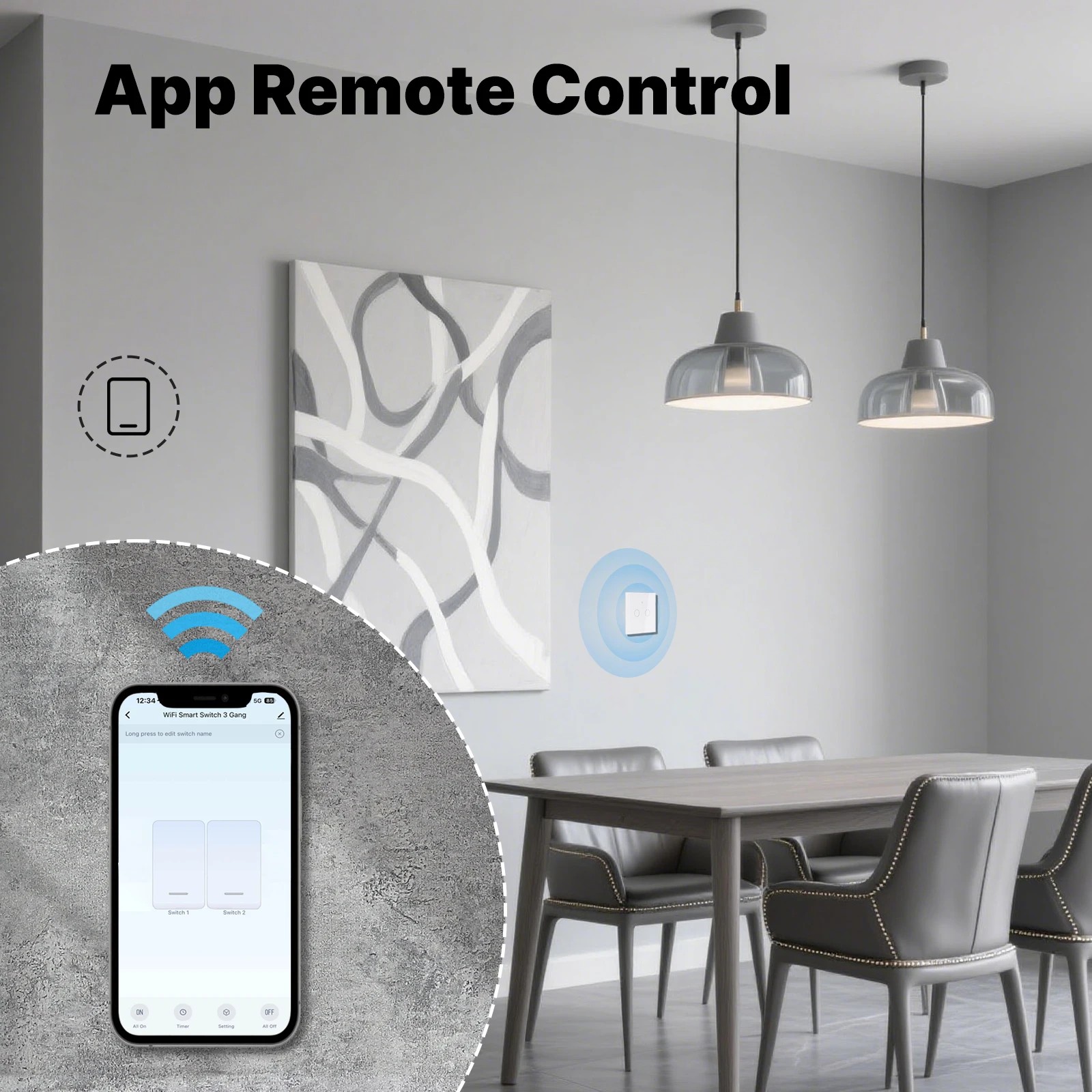 Inteligentny przełącznik dotyk – Smart Home Panel recenzja i cena