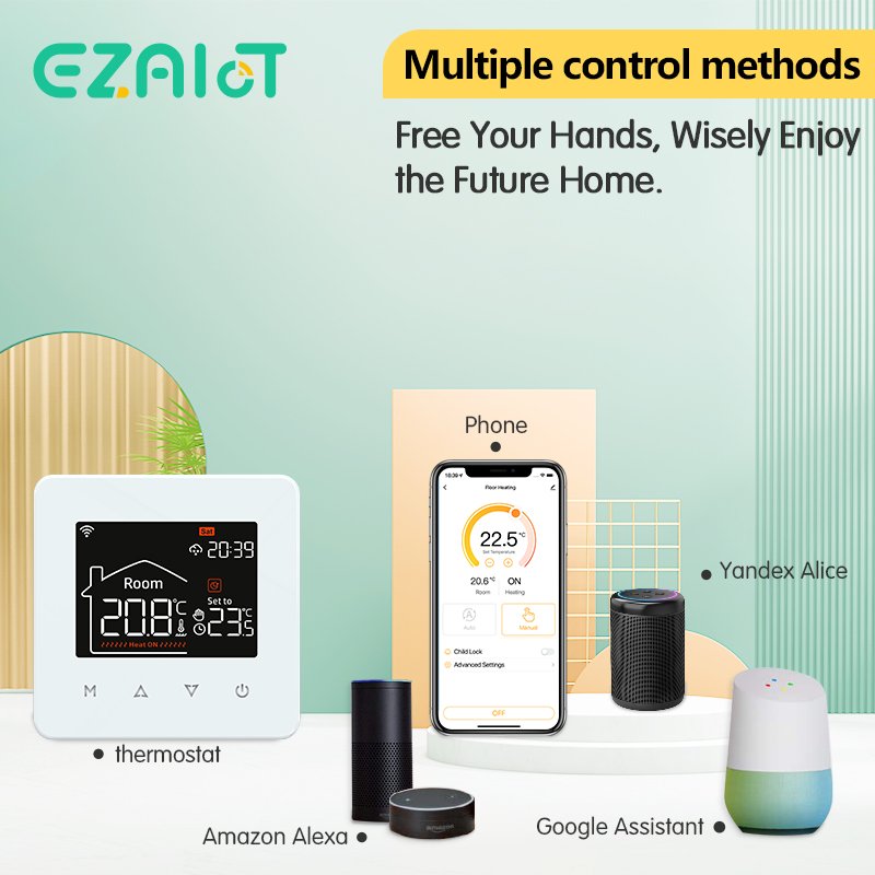 Termostat ogrzewania podłogowe – Smart Home Thermostat recenzja i cena