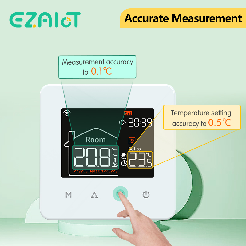Termostat ogrzewania podłogowe – Smart Home Thermostat recenzja i cena
