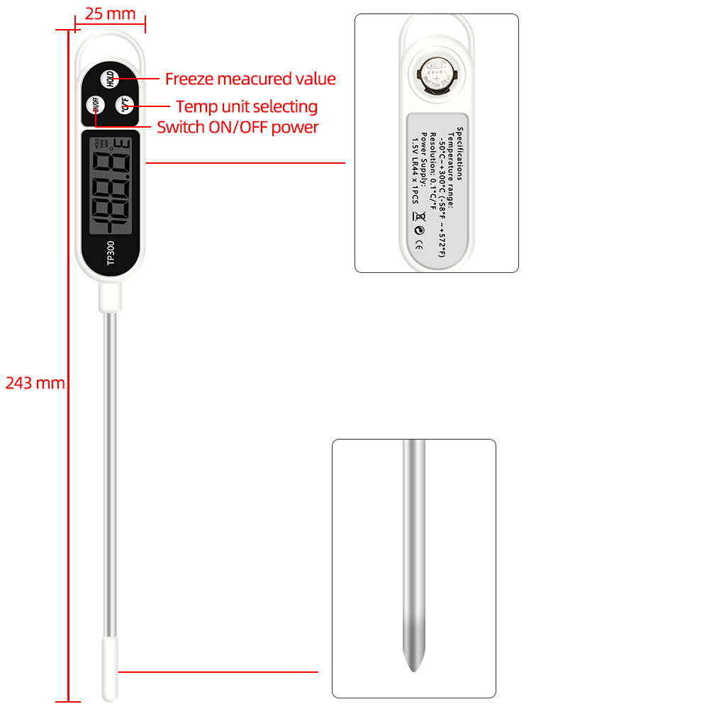 Cyfrowy termometr do żywności  – Smart Home Utensils recenzja i cena
