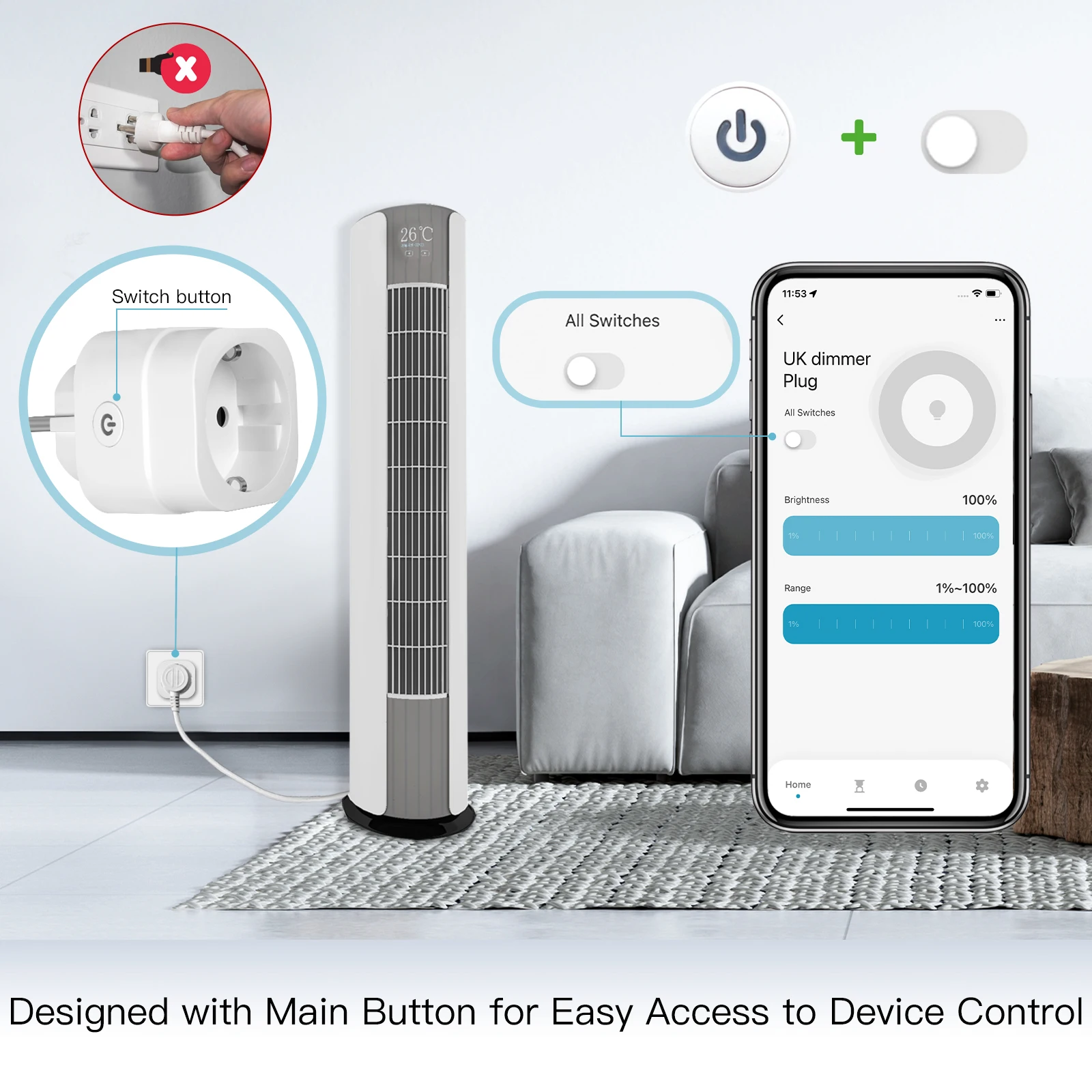 Inteligentna wtyczka WiFi MOES – Smart Home Technology recenzja i cena