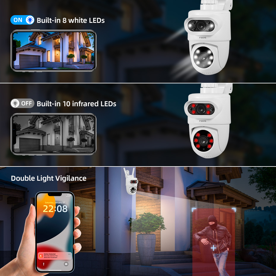 FUERS 5K 10MP podwójny obiekty – Smart Home Camera Ezviz recenzja i cena